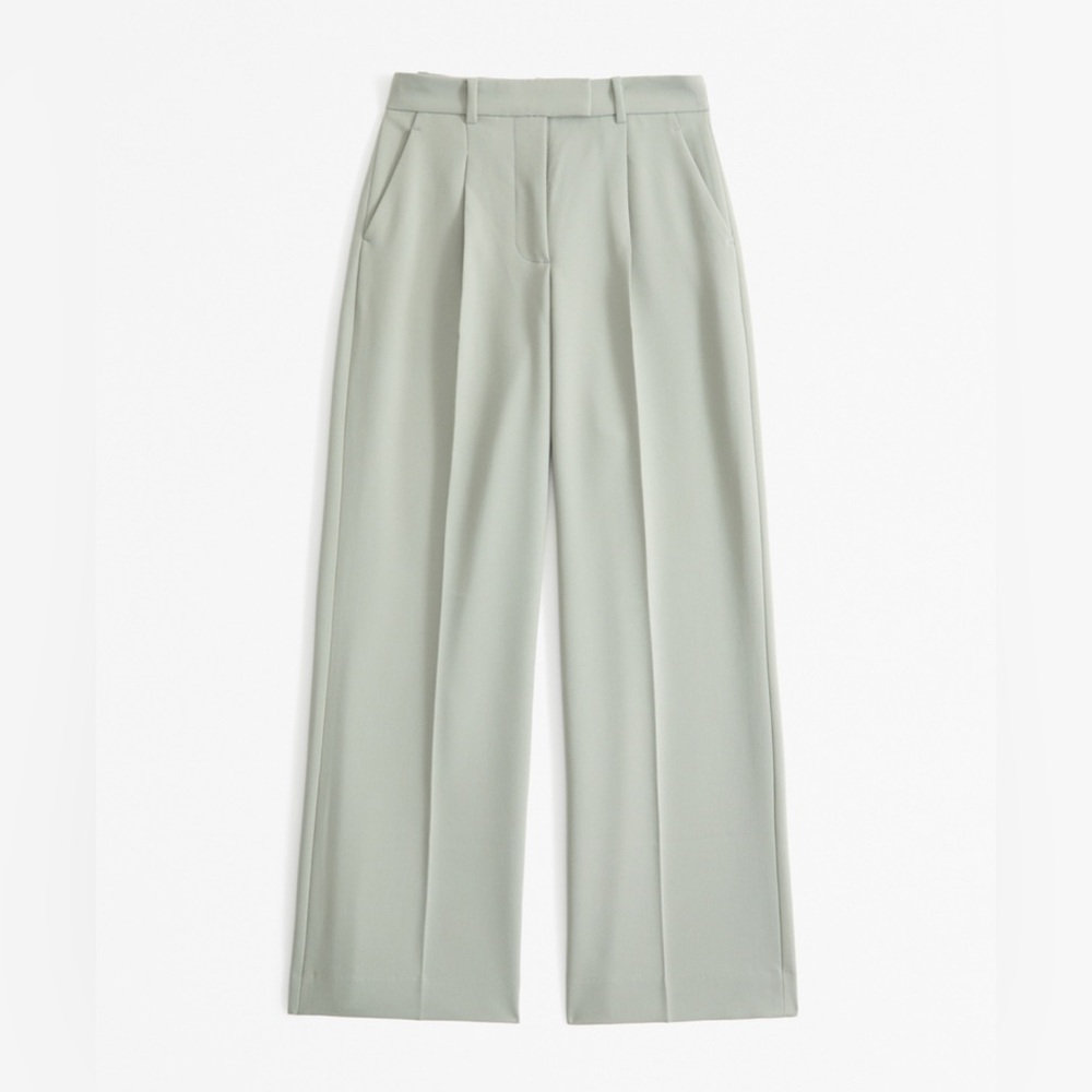 NWT Abercrombie Harper Tailored Wide Leg Pant